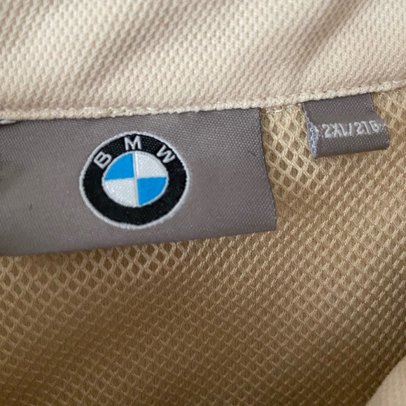 Men’s Beige BMW Polo Shirt 2XL - Picture 3 of 8